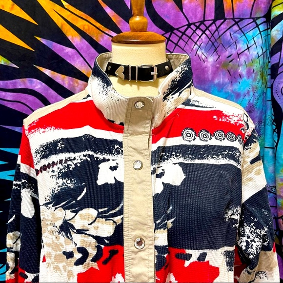 🌈 Lovely flower artistic modern jacket - Picture 1 of 11